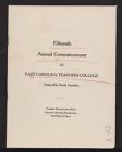 Program for the Fifteenth Annual Commencement of East Carolina Teachers College